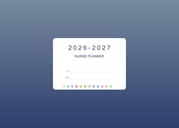 【2026年4月始まり】看護師・医療従事者向けデジタルプランナー（Popカラー）