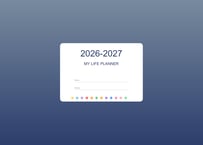 【2026年4月始まり】30代社会人向けデジタルプランナー（Popカラー）
