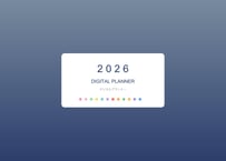 【2026年1月始まり】タップで飛べるデジタルプランナー｜Goodnotes対応・日曜始まり・祝日表示・月間・週間
