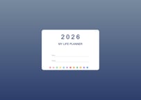 【2026年1月始まり】30代社会人向けデジタルプランナー（Popカラー）