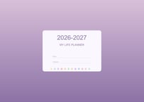 【2026年4月始まり】20代社会人向けデジタルプランナー／Pastel