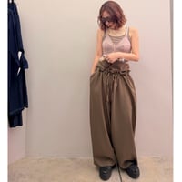 coworker ドロストワイドパンツ