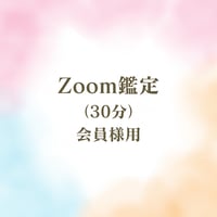 Zoom鑑定（30分）