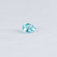 パライバトルマリン　0.079ct　ペアシェイプカット　【RS-174】日独ソーティング