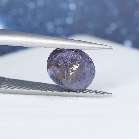 【Web限定特価】アイオライトサンストーン　1.24ct　ラウンドカット　【RS-201】