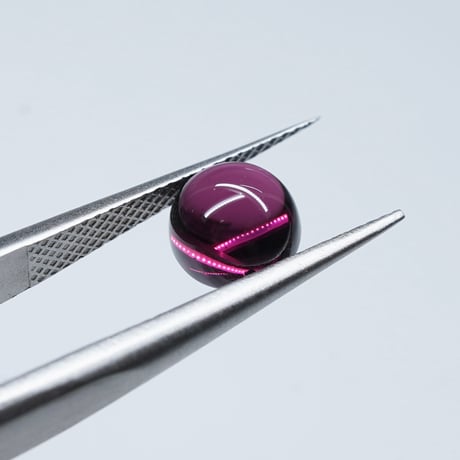 【Web特価】ロードライトガーネット　6.0mm　ラウンドカット　カボション　【RS-134】