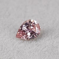 パパラチアサファイア　0.151ct　ペアシェイプカット　【RS-162】中宝鑑別書