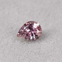 パパラチアサファイア　0.167ct　ペアシェイプカット　【RS-163】中宝鑑別書