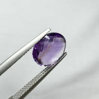 アメシスト 4.07ct　オーバルカット　チェッカー　RS-30