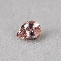 パパラチアサファイア　0.171ct　ペアシェイプカット　【RS-160】中宝鑑別書