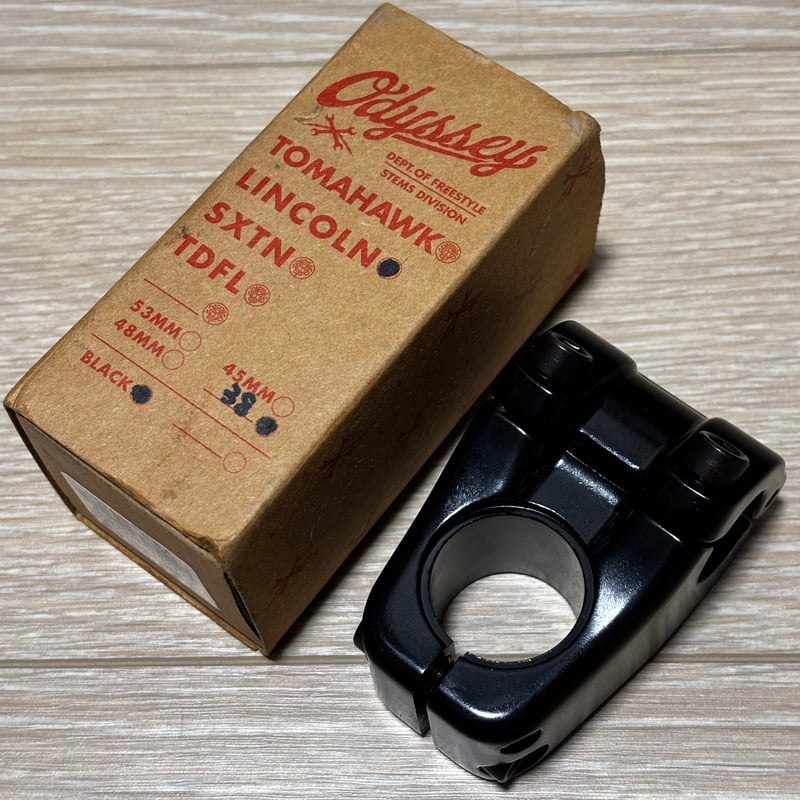 odyssey LINCOLN stem 38mm BMX用 ステム ブラック ODYSSEY - LINCOLN STEM 38mm / オデッセイ ステム BMX パーツ