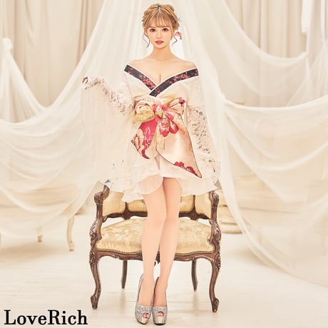 豪華フリル花魁ドレス。レース×帯デザインで圧倒的主役へ