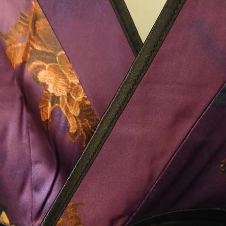 和モダン花魁・豪華フリル着物ドレス