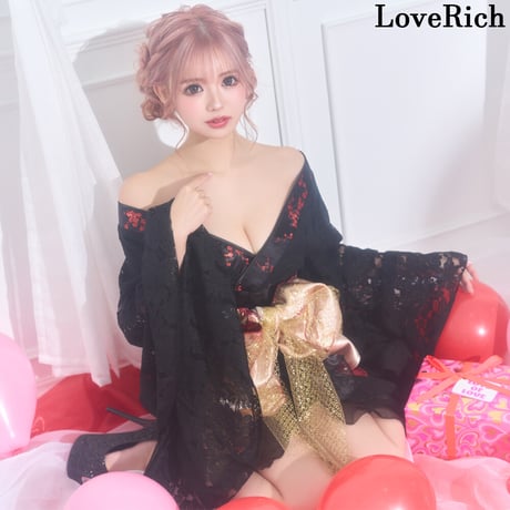 豪華フリル花魁ドレス。レース×帯デザインで圧倒的主役へ