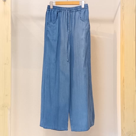 NUS【ヌース】テンセルデニムワイドパンツ652-36500
