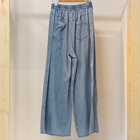 NUS【ヌース】テンセルデニムワイドパンツ652-36500