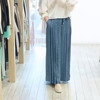 CYNICAL【シニカル】テンセルデニムタックプリーツワイドパンツ 612-96047