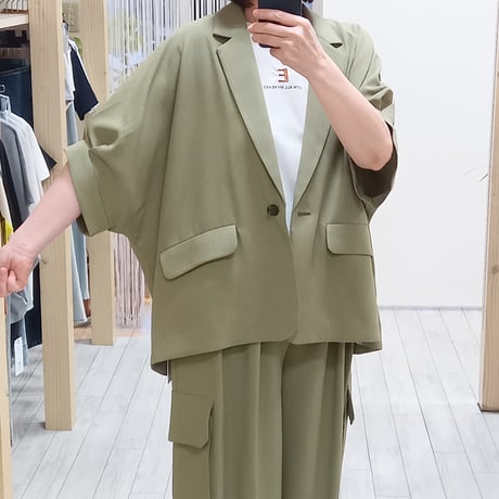 QTUME【クチューム】5分袖ジャケット652-24047