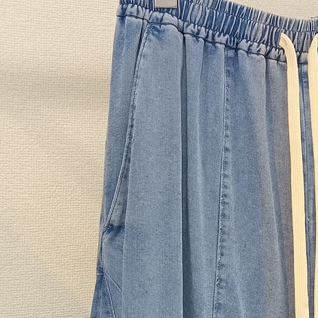 NUS【ヌース】テンセルデニムワイドパンツ612-36022