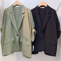 QTUME【クチューム】5分袖ジャケット652-24047