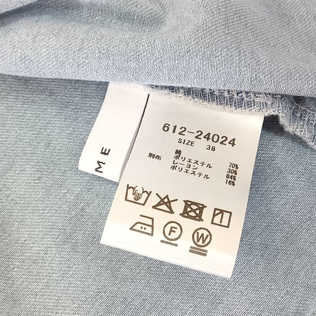 QTUME【クチューム】デニムジャケットブルゾン612-24024