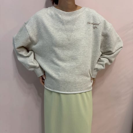 cafune【カフネ】スウェット2wayプルオーバー 615920