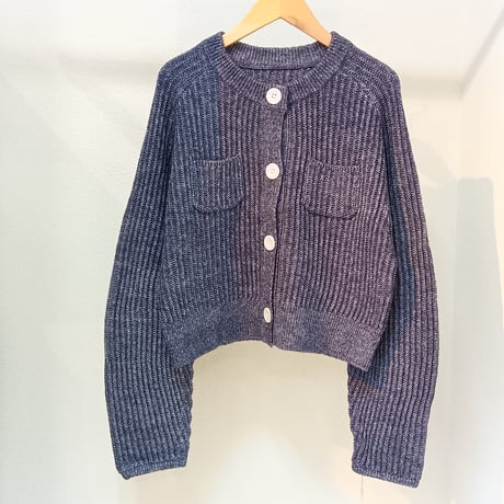 cafune【カフネ】ショート丈ニットカーディガン 615937
