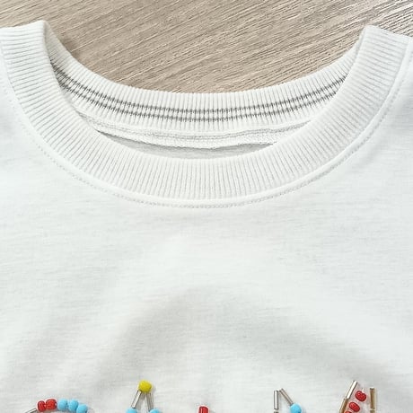 FONTANAGRAND【フォンタナグランデ】ビーズロゴカットソー627917