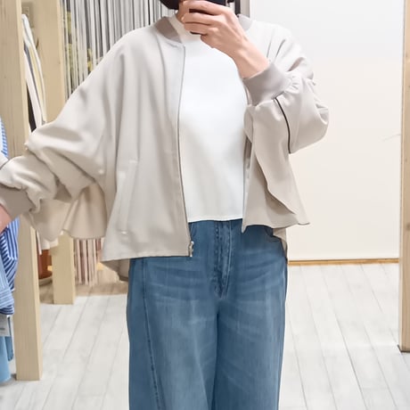 NUS【ヌース】バックフリルブルゾン 610-34005