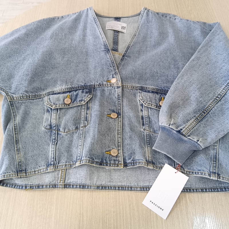PASSIONE【パシオーネ】Vネックデニムジャケット 616432 | selectshop