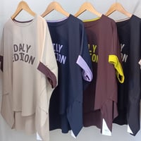 NUS【ヌース】配色ロゴカットソー610-35068