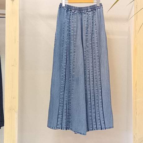 CYNICAL【シニカル】テンセルデニムタックプリーツワイドパンツ 612-96047