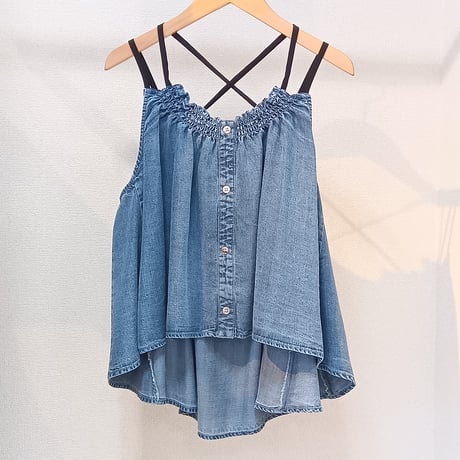 CYNICAL【シニカル】テンセルデニムキャミトップス 612-95050