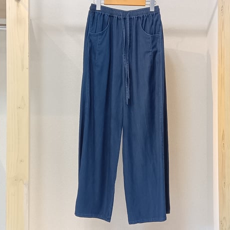 NUS【ヌース】テンセルデニムワイドパンツ652-36500