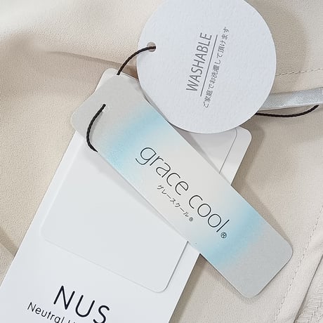 NUS【ヌース】配色ペプラムブラウス610-35048