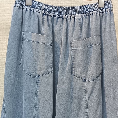 NUS【ヌース】テンセルデニムワイドパンツ612-36022