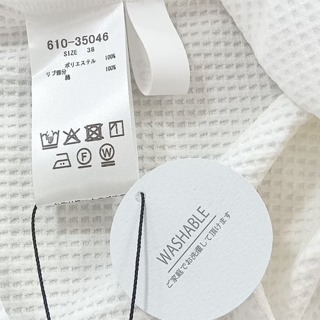 NUS【ヌース】アクティブワッフルTシャツ 610-35046