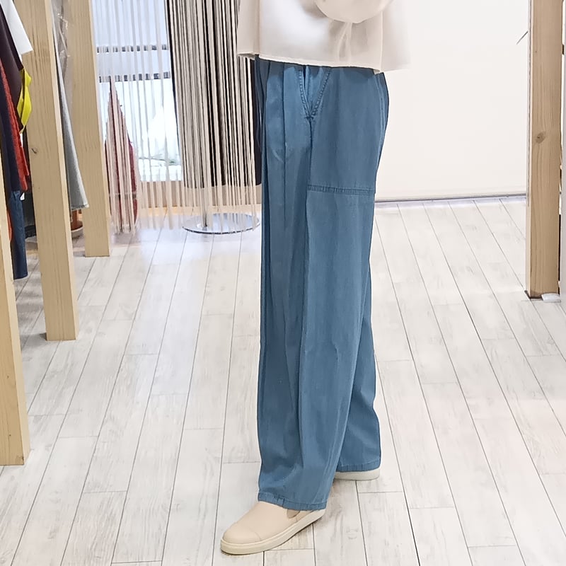 QTUME【クチューム】-3℃デニムバレルパンツ652-26503 | selectshop