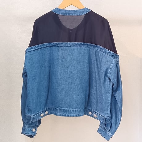 QTUME【クチューム】デニムジャケットブルゾン612-24024