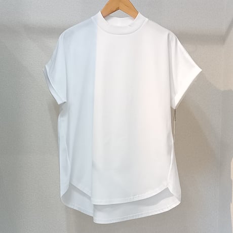 QTUME【クチューム】モックネックカットソー610-25175