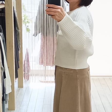 cafune【カフネ】ショート丈ニットカーディガン 615937