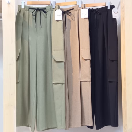 QTUME【クチューム】カーゴワイドパンツ652-26069