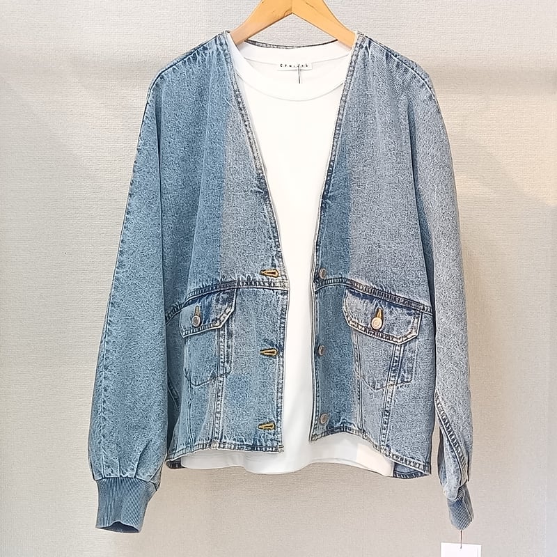 PASSIONE【パシオーネ】Vネックデニムジャケット 616432 | selectshop