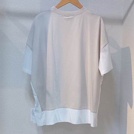 QTUME【クチューム】お袖シフォン配色プルオーバー610-25154