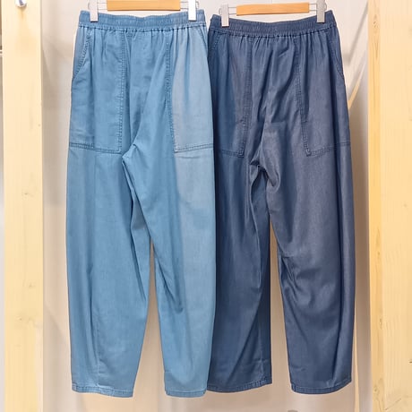 QTUME【クチューム】-3℃デニムバレルパンツ652-26503