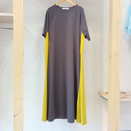 QTUME【クチューム】配色ワンピース610-21023