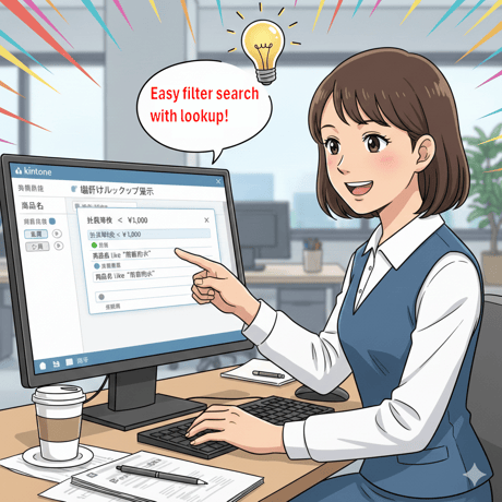 ルックアップ絞り込み表示プラグイン（１年ライセンス版）
