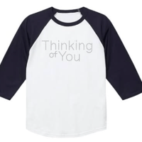 RHINESTONE RAGLAN LONG TEE