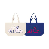 Live Bluesy Large Tote Bag