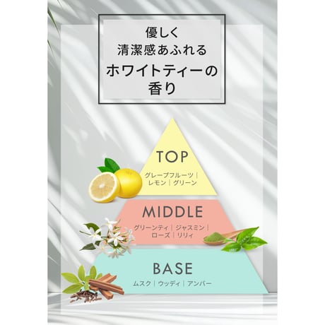 Wishyell クリームシャンプー　ホワイトティーの香り
